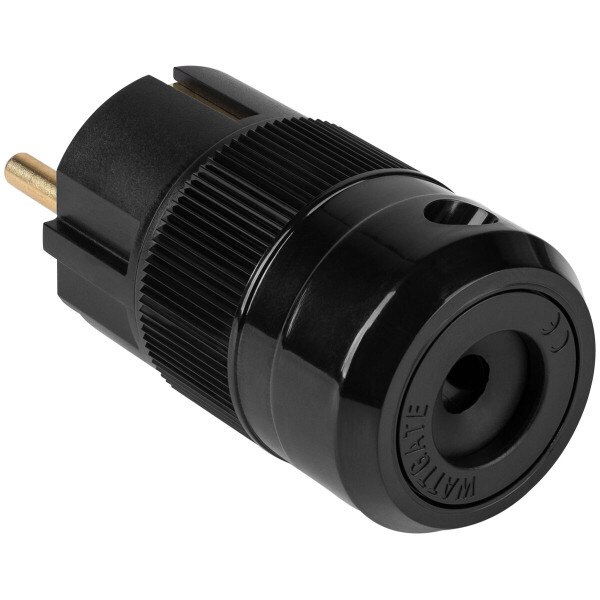Main product image for Wattgate 360i Schuko Standard Power Connector Black 110-4500